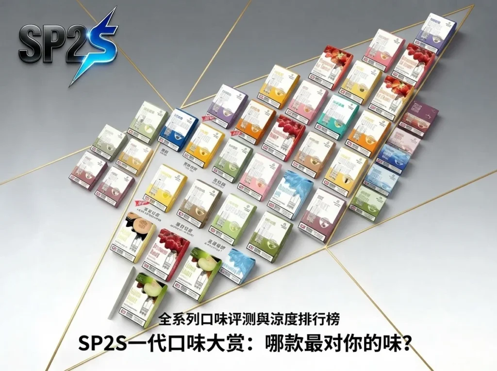 SP2S一代煙彈口味推薦與涼度排行榜